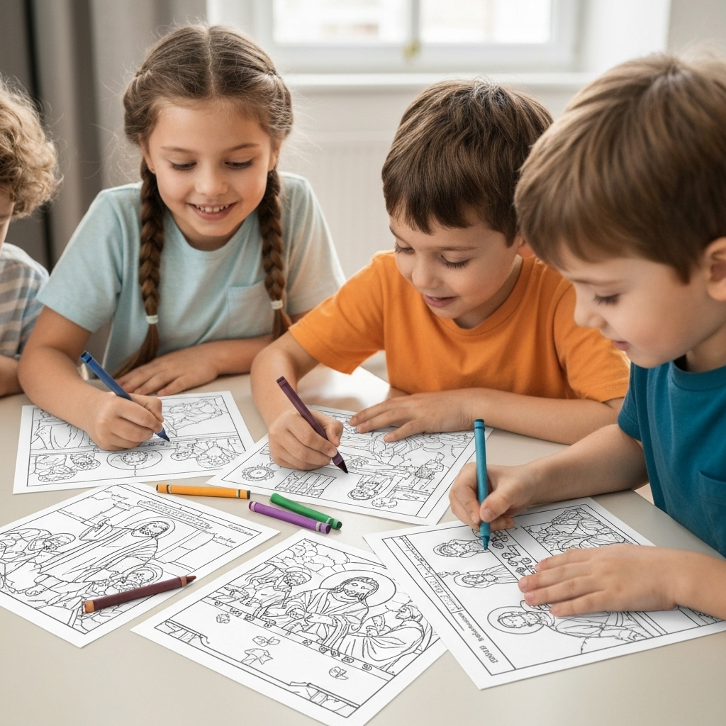 Kit Crescendo com Cristo - Livros de Colorir Bíblicos